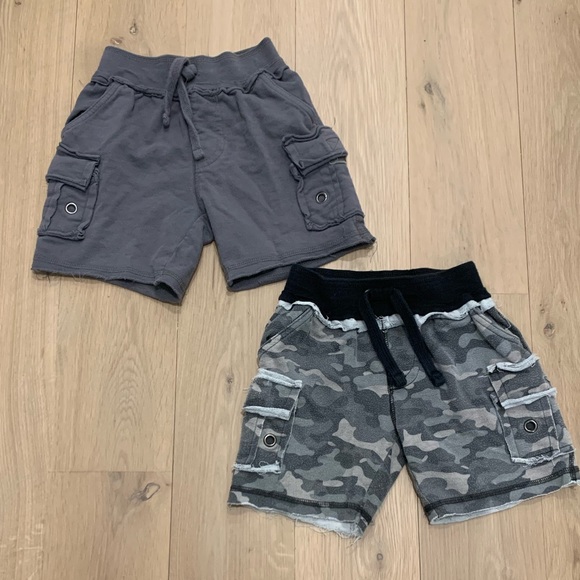 2 Mish Boys Toddler Kids Cargo Shorts Camo Gray 3T - Picture 16 of 16